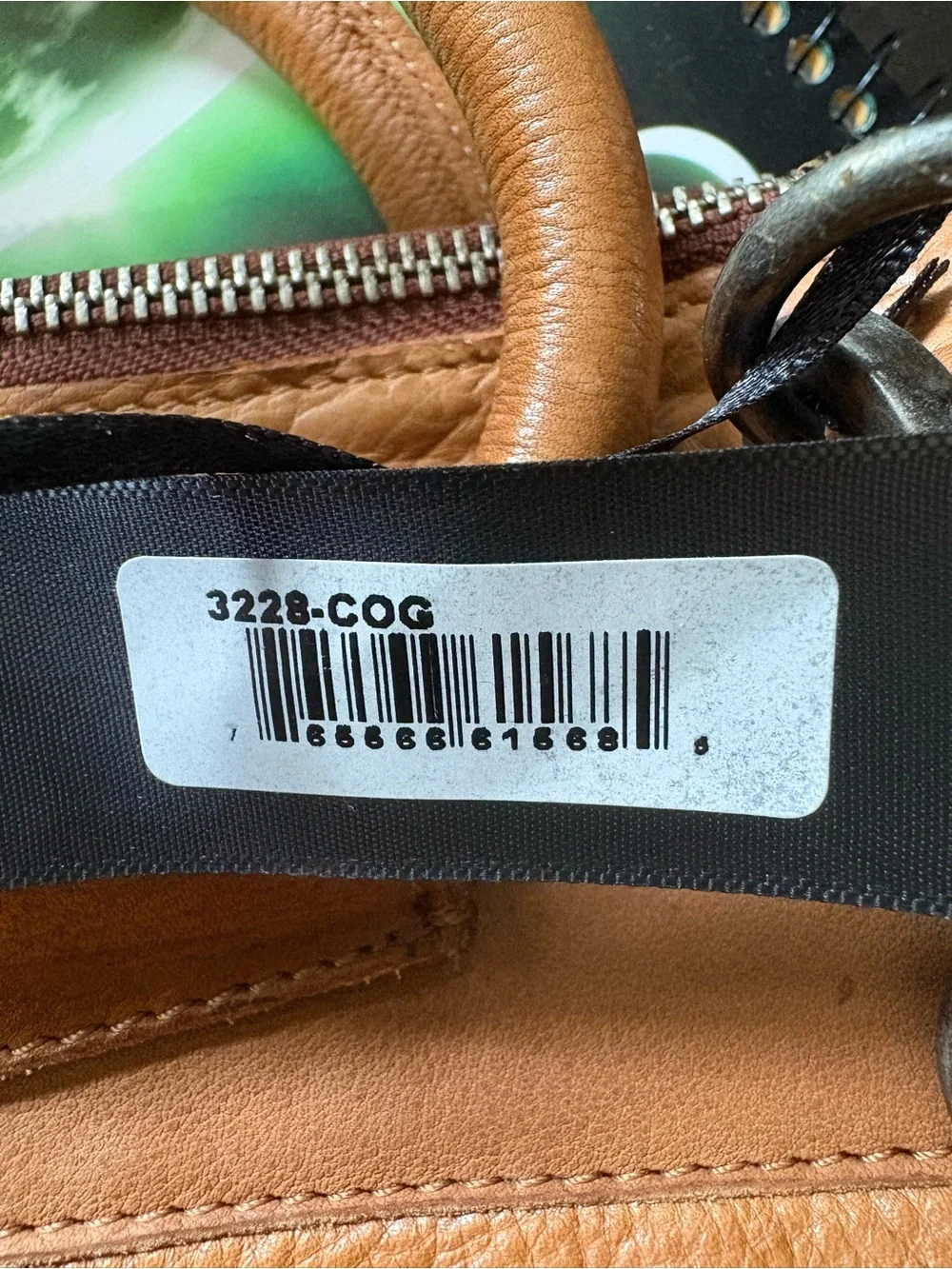 NWT Latico Leathers Grace Design Fringe Crossbody - Cognac